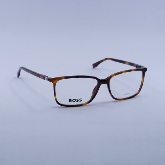 Hugo BOSS 0679/IT 0086 00 Eyeglasses Havana 56mm Rectangle Frame - Picture 1 of 10